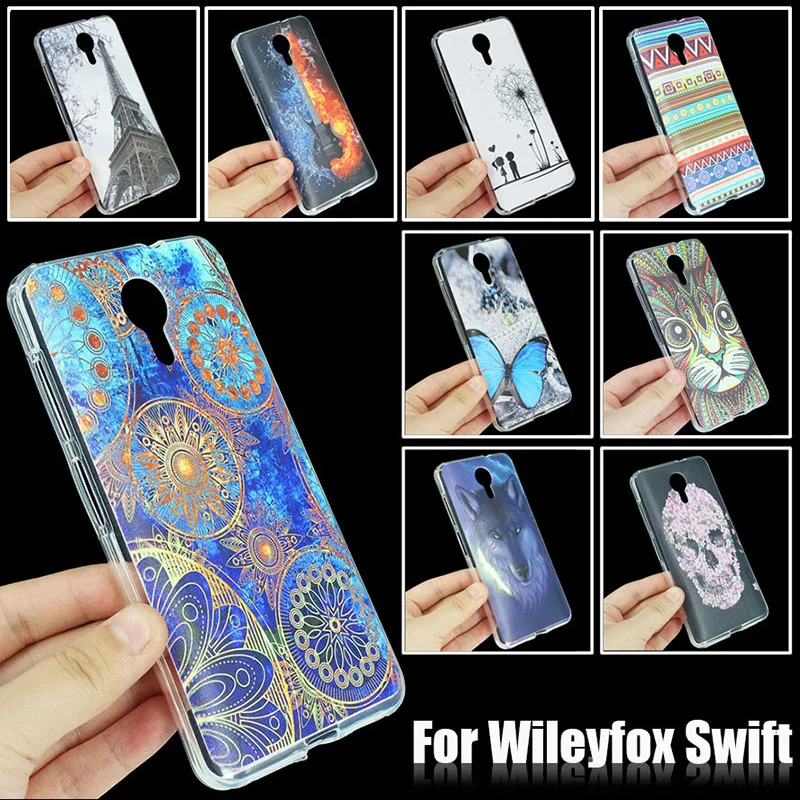 JONSNOW Fashion Painted Phone Case For Wileyfox Swift All Inclusive Cases Soft Silicone Protection Cover Capa Fundas | Мобильные