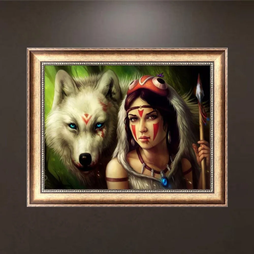 5D алмазная вышивка волк картина сделай сам крестиком домашний декор|painting cross