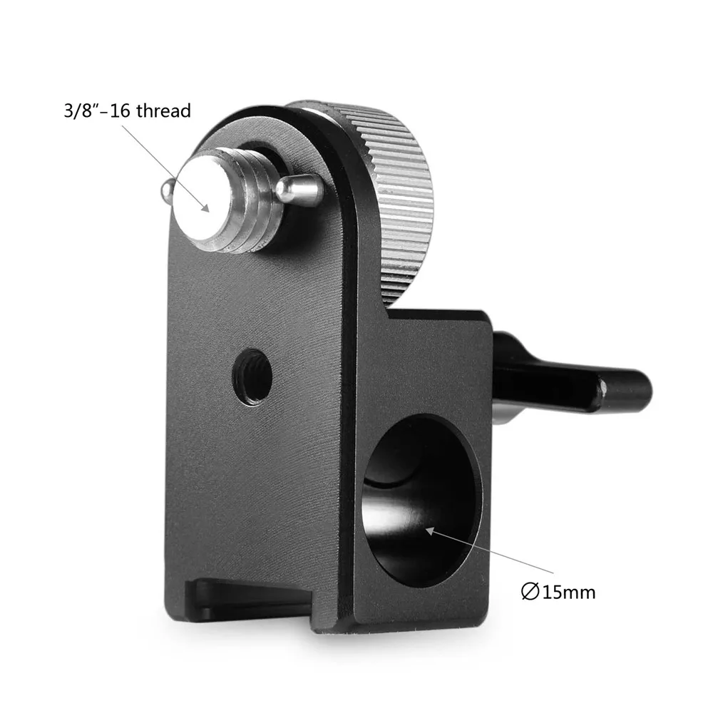 SmallRig 15 мм стержневой зажим с фиксирующими штифтами Arri Холодный башмак для