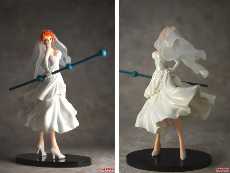 Экшн фигурка One Piece sculture Nami свадебное платье верный колозеум 20 см Коллекционная