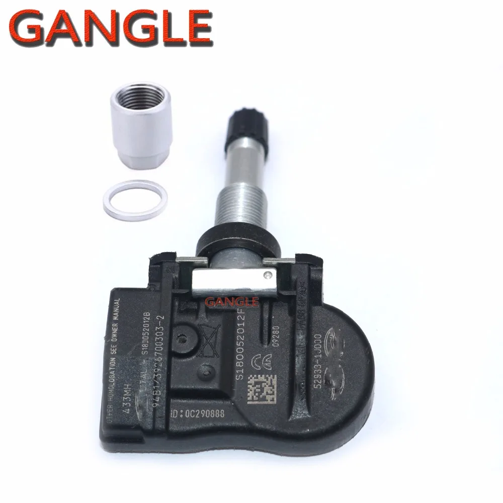 Для 2010 2011 2012 2013 2014 Hyundai SONATA VI [YF] TPMS датчик давления в шинах 52933 1J000 433 МГц|Системы