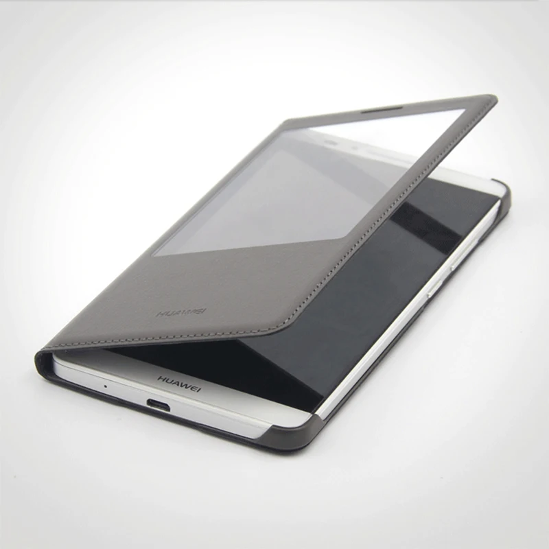 Чехол для huawei MATE 7, официальный смарт-чехол с окошком для просмотра, кожаный чехол для телефона Funda huawei Ascend MATE7, защитный чехол