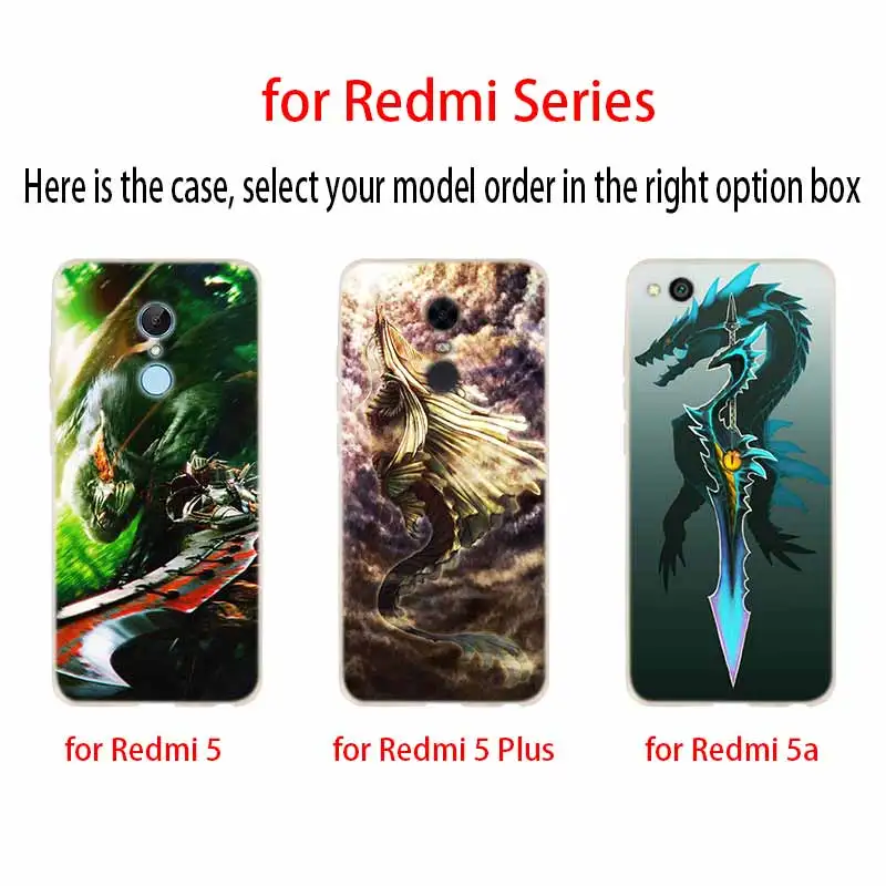Мягкий чехол Monster hunter для Xiaomi Redmi Note 10 9 8 7 6 5 Pro Max 10S 9S 9T 8T 4G | Мобильные телефоны и