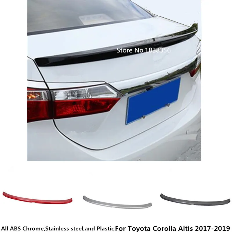 Задний Спойлер ABS chrome боковое треугольное крыло окно ободок обшивка 1 шт. для Toyota