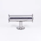 Тройной зажим 38 мм, Труба OD x 192532 мм x 1,5 дюйма, Тройник-редуктор, тройник, 3-ходовой санитарный фитинг из нержавеющей стали SUS 304 для домашнего пивоварения, пива, вина