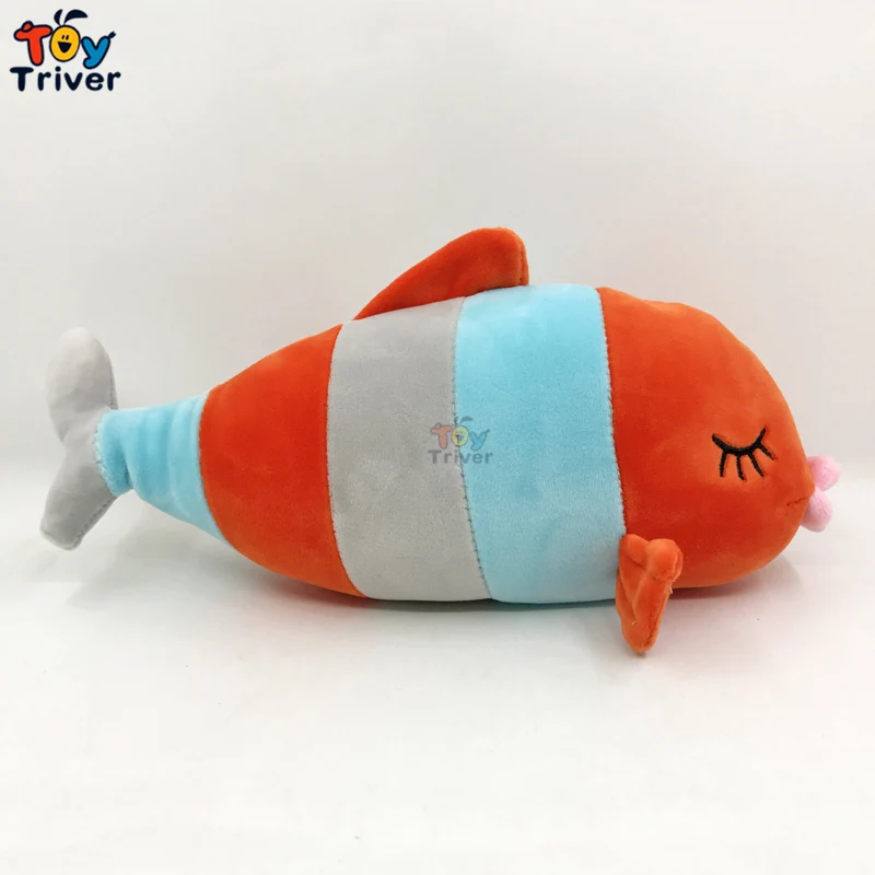 Игрушка в виде рыбы толчка 30 см мягкие игрушки для украшения спальни мультяшных