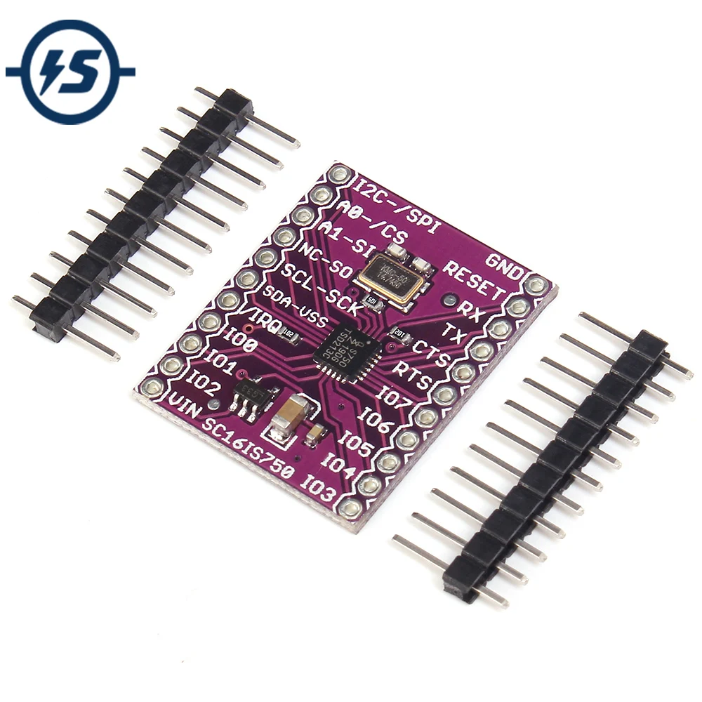 CJMCU-750 SC16IS750 Одноместный UART с I2C-bus/SPI интерфейсный модуль | Электронные компоненты и