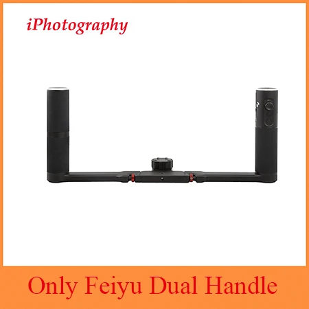 FeiyuTech Feiyu A1000 3-осевой шарнирный стабилизатор для sony a6500 a6300 GoPro Gopro Hero 5, Feiyu AK2000 с шарнирным Замком Для беззеркальных цифровых зеркальных фотокамер - Цвет: Only Dual Handle