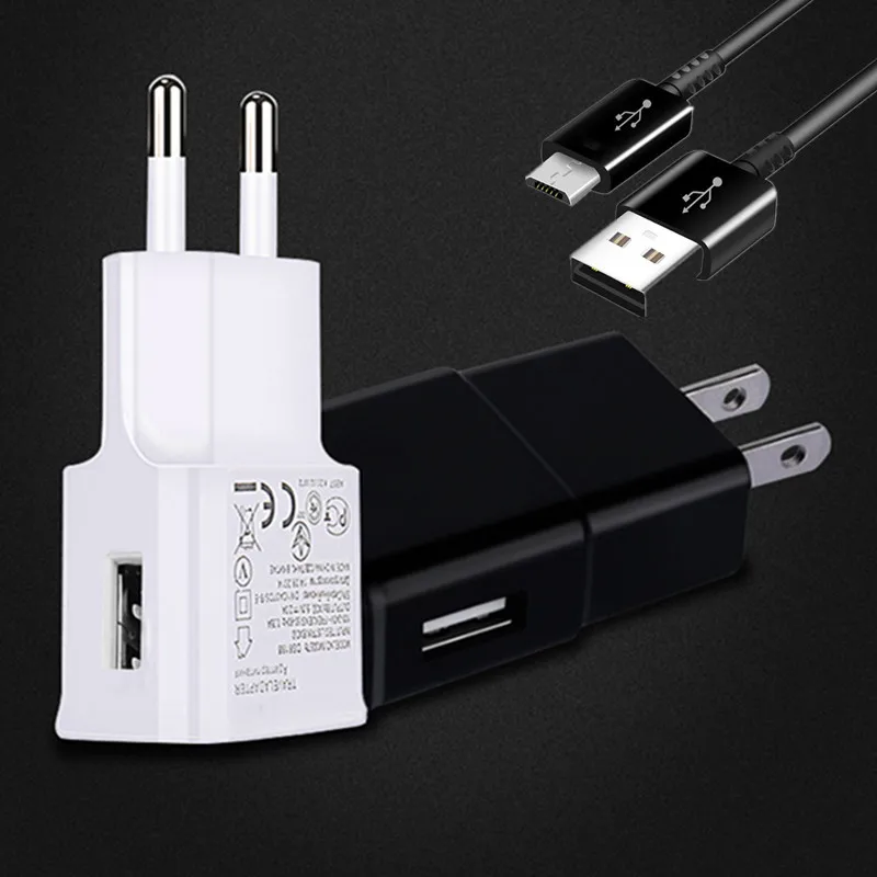 Для Samsung S3 S4 S6 S7 A6 A10E дорожный настенный адаптер USB зарядное устройство Micro usb