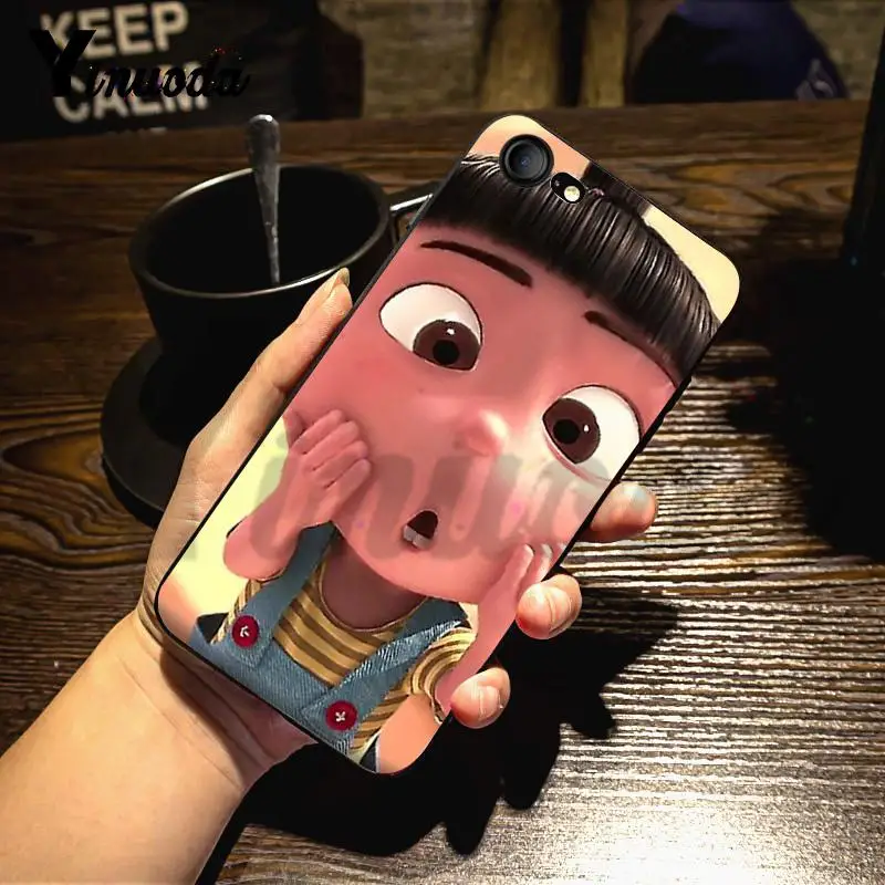 Чехол Yinuoda для iphone 7 6 X мультяшный Забавный мальчик Агнесс лучший чехол оболочка