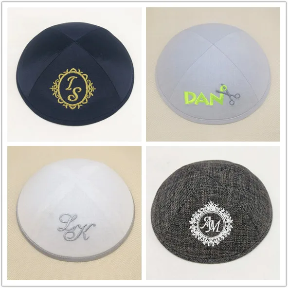 Если покупатель более 5 лотов(50 шт) будет скидка 10% Kippot Kippa Kippah Skullies Burlap 19 см yarmulkejean hat Skull