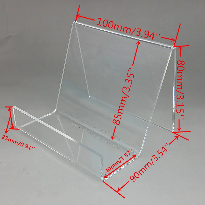 Акриловый толстый кошелек 2 5 мм сумка витрина для Iphone подставка держателей 100