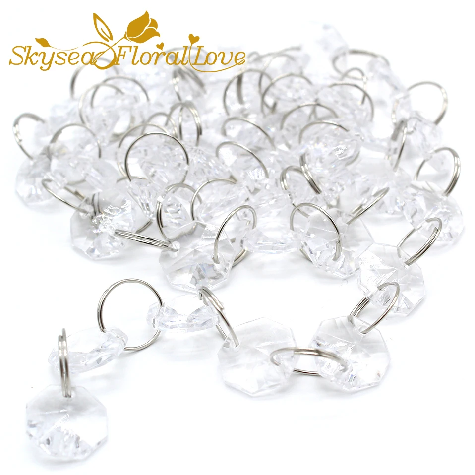 Акриловые хрустальные бусины искусственные струны на цепочке 10 м/лот товары для