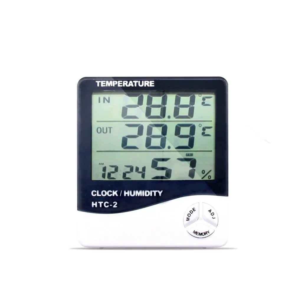 Digital Thermometer Temperature Sensor Black White Indoor Hygrometer Home Supplies Professional Humidity Meter | Инструменты