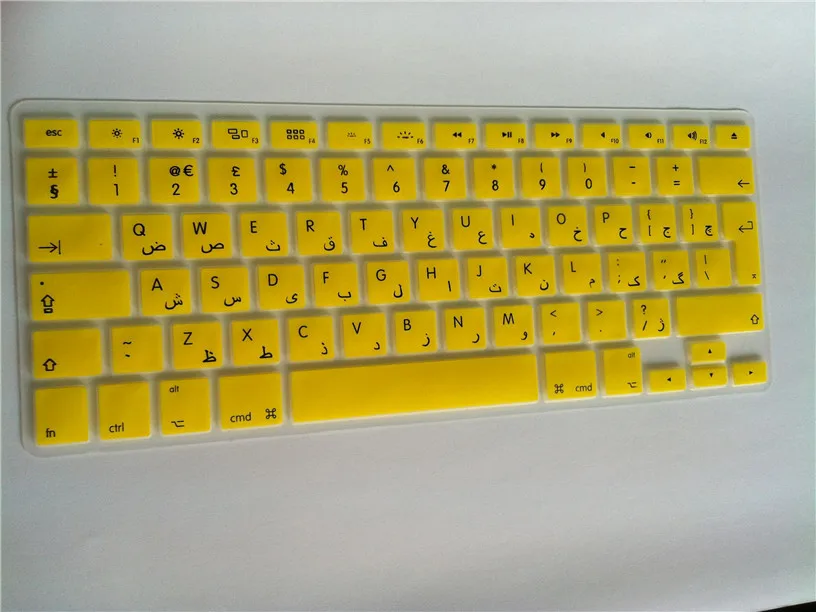 Наклейка на арабскую клавиатуру для Macbook Air Pro Retina 13 15 силиконовая защитная пленка