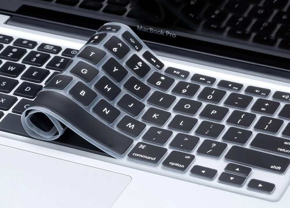 Английская силиконовая крышка клавиатуры США для Apple Macbook Air Pro retina 13 15 17 защитные наклейки для mac book ноутбук пленка