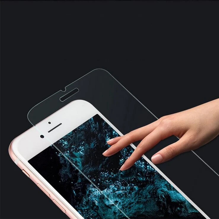Для iphone7 7S plus закаленное стекло Защита экрана Прозрачный чехол для iphone 6 6S Plus 4 4S 5 5S