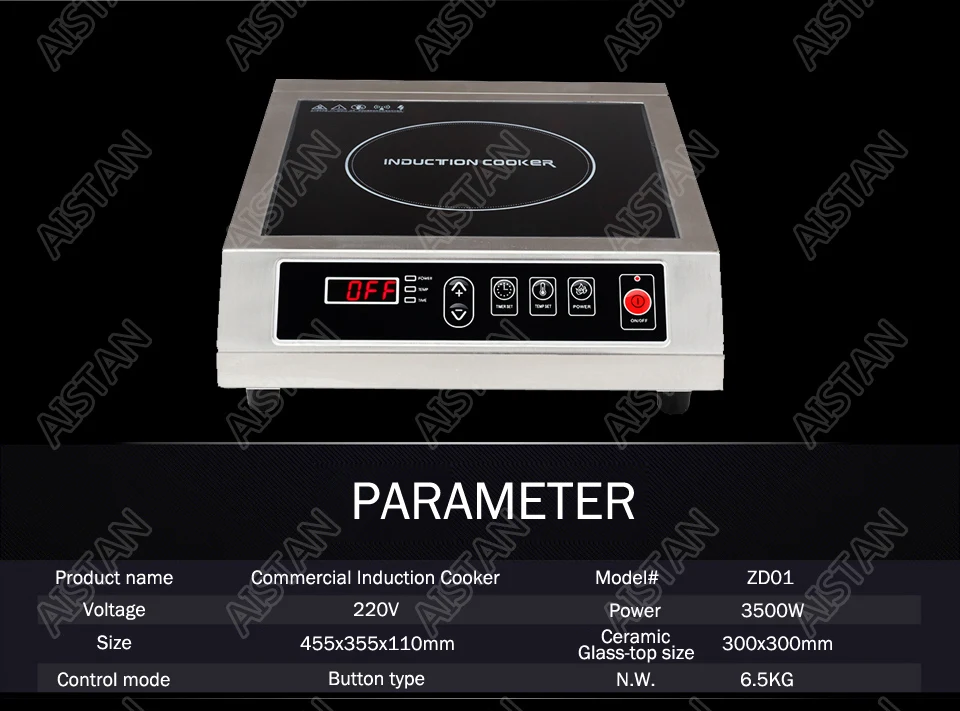 ZD01 маленький индукционный Плита 3500W 5000W многофункциональный Плита 220V 110V Плита s индукции