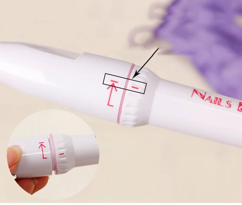 Портативный Батарея мини ногтей бит Электрические сверлильный станок Маникюр