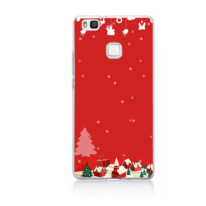 Cover for Huawei P20 Lite Luxury Soft Silicone Merry Christmas Back Case P Smart Mate 10 P10 P9 P8 lite 2017 |