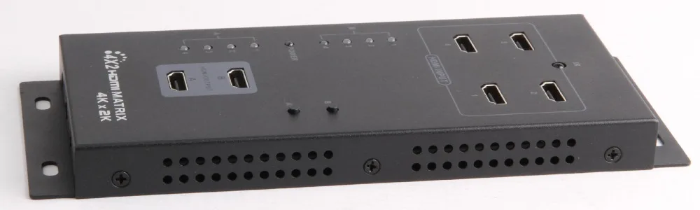 HD 4 к 2 * HDMI матричный коммутатор 4x2 в переключатель + сплиттер с дистанционным