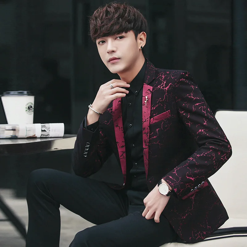 Костюм жениха Свадебный костюм Blezer Masculino Terno тонкий мужской пиджак Traje Hombre