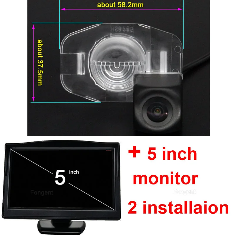 Y8285-L1-50 Рыбий глаз 1080P MCCD sony HD резервная камера заднего вида для Toyota Corolla 2007 2008 2009 2010 2011 2012 2013 автомобильный ЖК-монитор - Название цвета: Y8285-L1-50