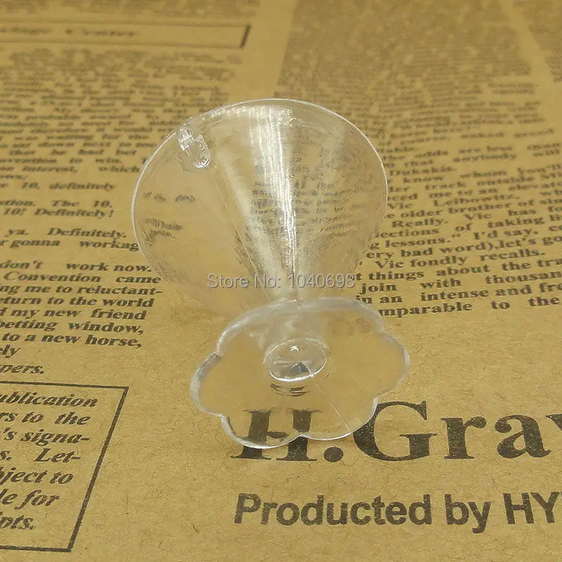 10 шт./лот прозрачные бокалы для вина чашки из искусственного ПВХ пластиковые