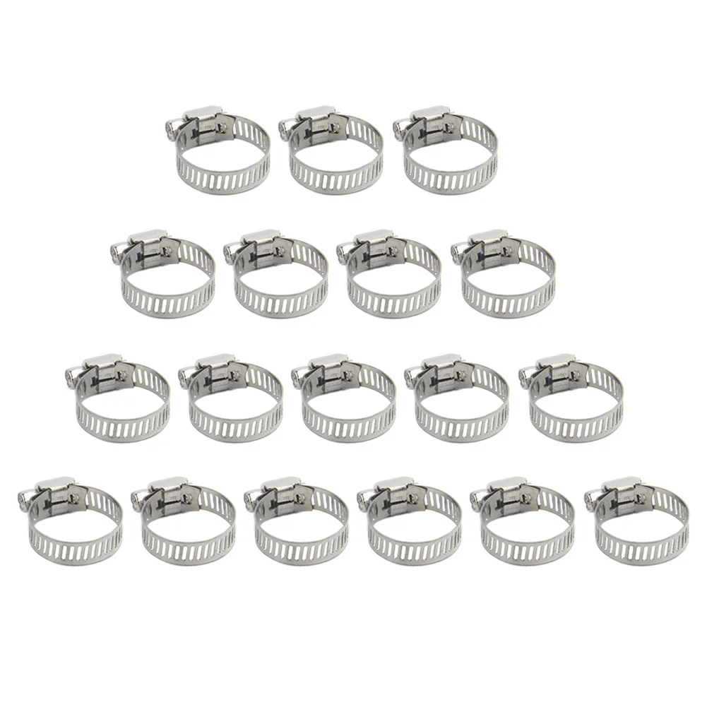50 Pcs Clips Hose Clamps Stainless Steel Durable Portable Fixed Oil Tubes Water Pipe DXY88 | Автомобили и мотоциклы
