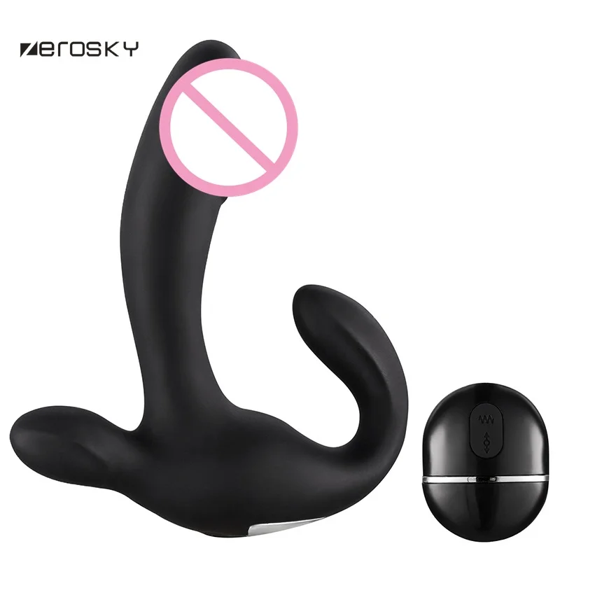 2018 Silicone Male Prostate Exerciser Massager Waterproof Personal Health Care Anal Butts Plug Vibrator Zerosky | Красота и здоровье