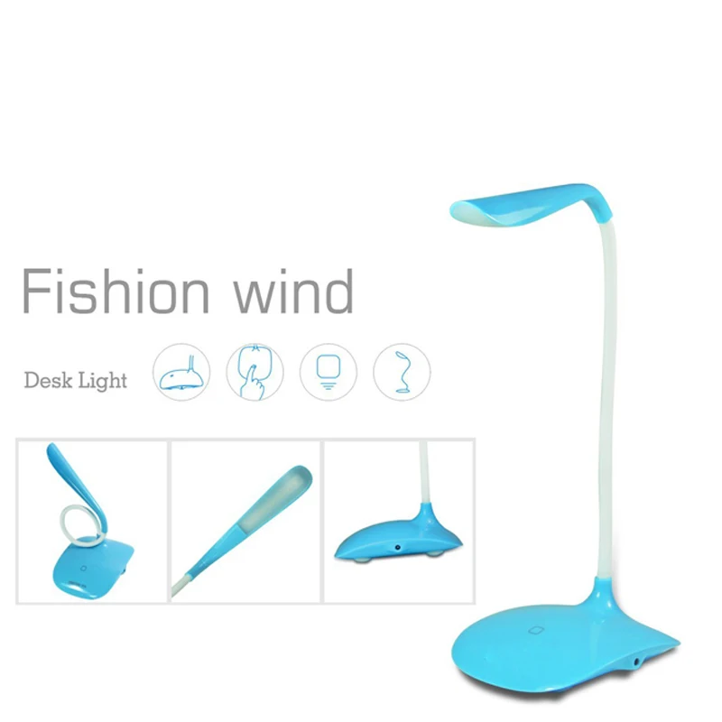 Регулируемый USB Перезаряжаемый сенсорный светодиодный светильник для чтения