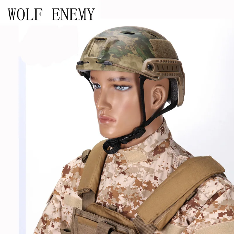 Быстрый базовый шлем типа BJ Тактический песчаный|base jump helmet|fast base helmettactical helmet |