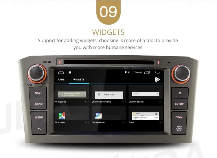 LJDA 2 Din Android 10,0 автомобильный dvd-плеер для Toyota Avensis T25 2003-2008 Wifi gps Радио 2 Гб ram 16 Гб rom четырехъядерный Мультимедийный USB