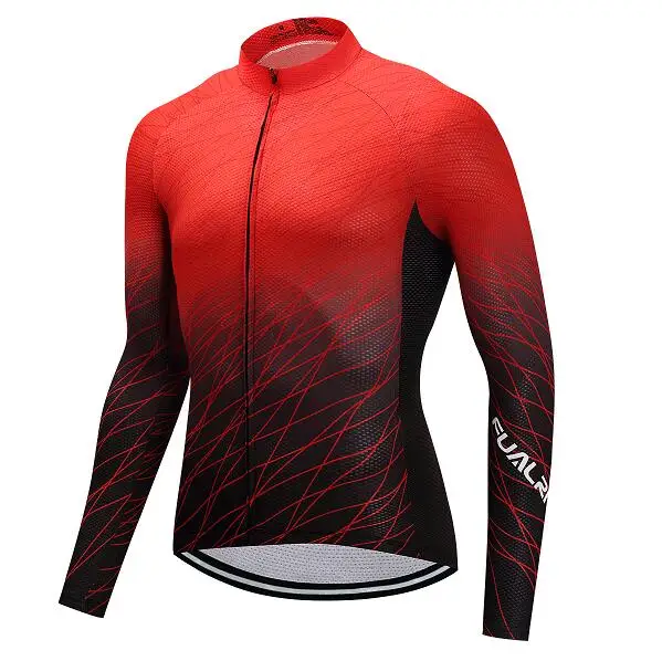 only jersey 3 Весна, Мужская футболка с длинным рукавом для велоспорта, спортивный костюм, костюм для триатлона, одежда для велоспорта, одежда для улицы, комплект одежды для велоспорта - Цвет: only jersey 3