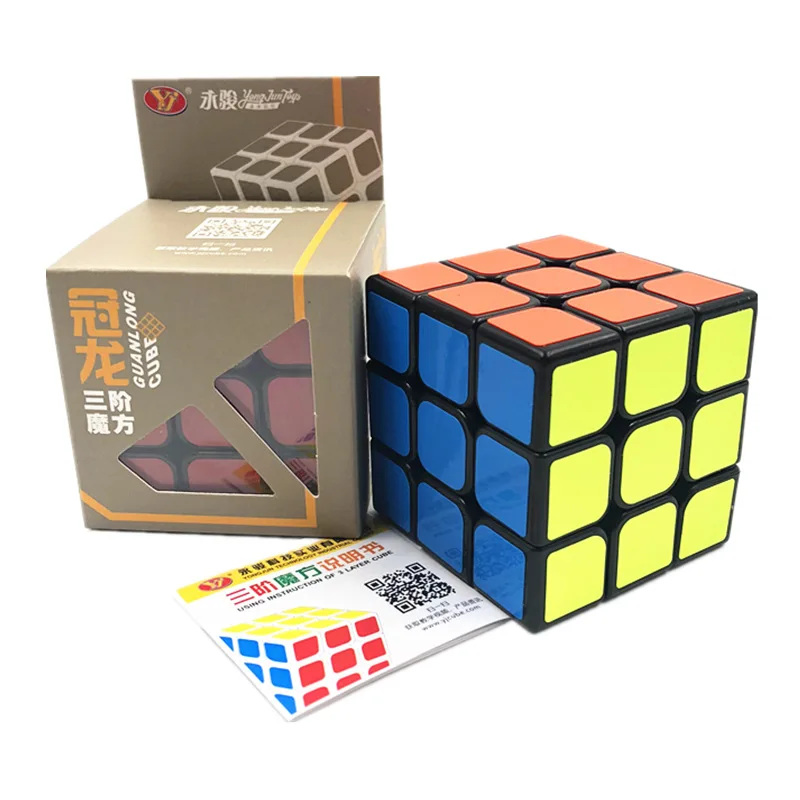 YJ Sticker 5.6cm YongJun бренд волшебный куб YJ8305 детские игрушки 3x3x3 скоростной куб головоломка магические кубики игры для детей детские развивающие игрушки MF3SET - Цвет: YJ Sticker 5.6cm
