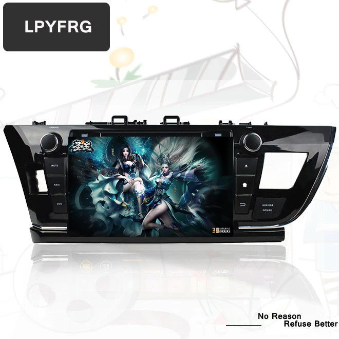 Автомагнитола 2 Din 4 + 64 ГБ 8 дюймов Dvd Gps android 10 0 Indash для Toyota Corolla 2013 14 2015 2016