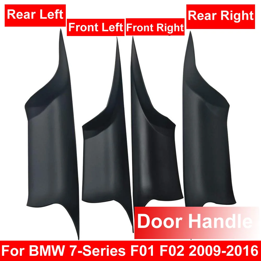 4 шт. ручка для салона автомобиля черное Углеволокно текст BMW F01 F02 7 series передняя