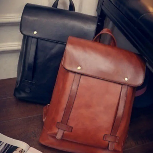 Модный высококачественный рюкзак из искусственной кожи в британском стиле