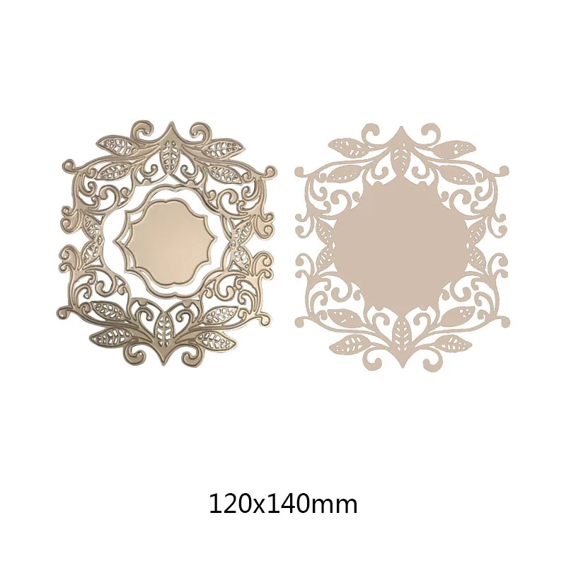

Dies Circle lace Tree Edge Metal Cutting Dies Stencils Card Making Frame Background Craft Embossing Stamps