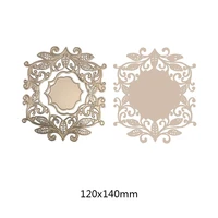 dies circle lace tree edge metal cutting dies stencils card making frame background craft embossing stamps