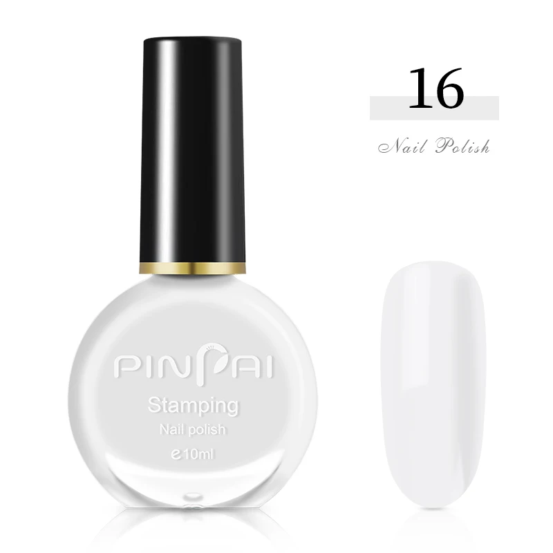 Color 16 Pinpai 10 мл Очищаемый на водной основе лак для ногтей с блестками быстрая сушка легкое удаление Nagellak Маникюр цветная краска Vernis лак для ногтей - Цвет: Color 16