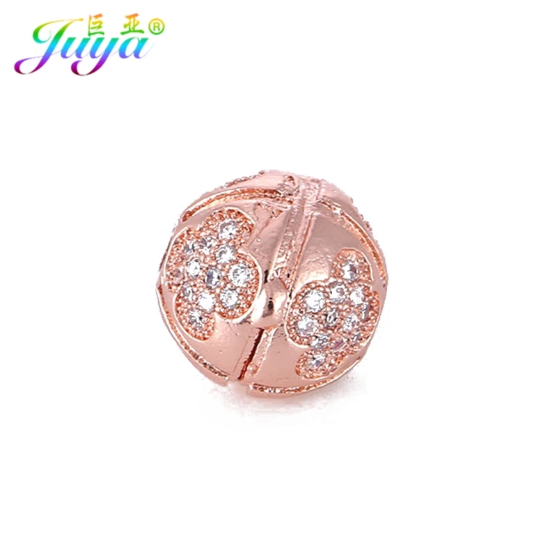 Micro Pave Zircon 11 мм полый металлический шарик с узором в виде сердца аксессуары для