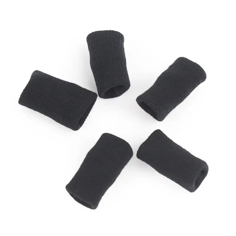 10pcs Stretch Sports Finger Sleeves Arthritis Outdoor Finger Support Guards Basketball Beach Volleyball Finger Protection Care