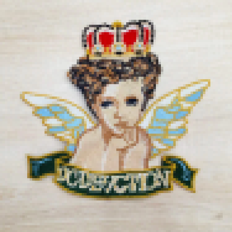 Большая вышивка фея Купидон Детская кукла крылья ангела аппликация родитель