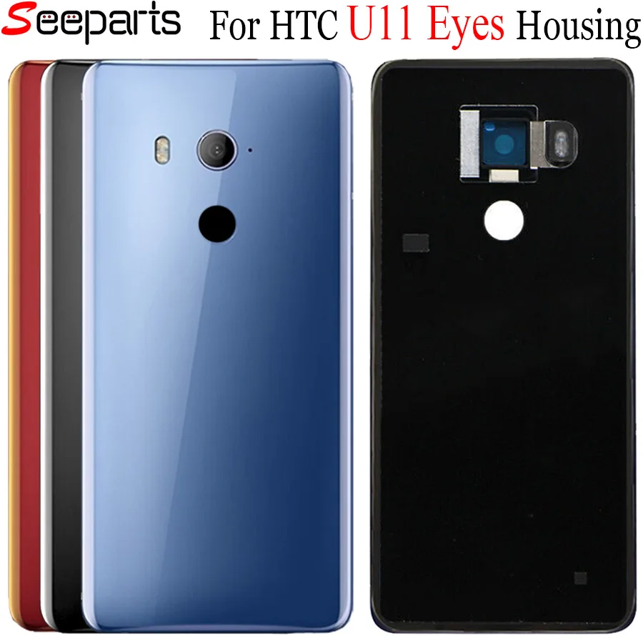 

Original For 6.0" HTC U11 Eyes Battery Cover Door Back Housing Rear Case For HTC U11 Eyes Battery Door Replacement Parts