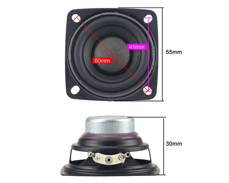GHXAMP 2 дюймов 4ohm 5 Вт 10 полный спектр Динамик Портативный Bluetooth Динамик Сделай Сам HIFI твитер Mid громкий Динамик 1 пары