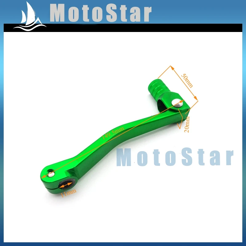 Зеленый 11 мм рычаг переключения передач ручки вентиль клапан для китайской ямы