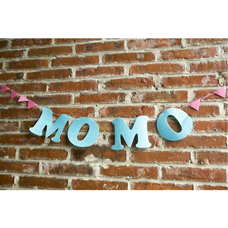 DIY флаг с именем на день рождения Висячие баннеры алфавит столица Буквы A Z