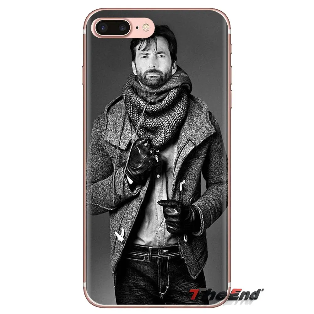 Чехлы для телефонов Sony Xperia Z Z1 Z2 Z3 Z5 compact M2 M4 M5 C4 E3 T3 XA Huawei Mate 7 8 Y3II Tardis Doctor Who With David Tennant