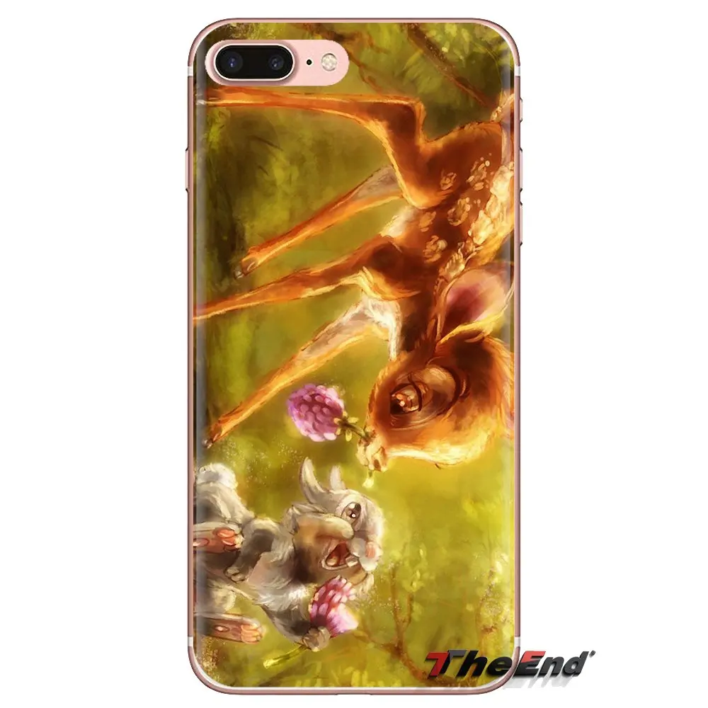 Для Xiaomi Mi3 Samsung A10 A30 A40 A50 A60 A70 Galaxy S2 Note 2 Grand Core Prime Силиконовые чехлы Pretty Bambi и Thumper Poster